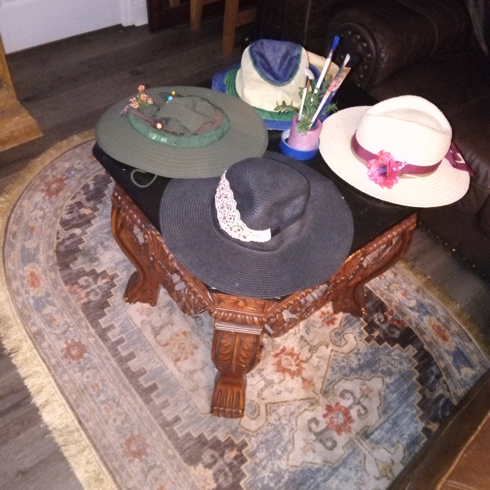 Elegant Black Lace Trim Hat